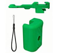 3D Printing Street Grip Vlog Holder per DJI Action 5 Pro / 4/3 Combo Camera Grip Holder Action Camera Mini Maniglia laterale Grip Accessori della fotocamera (Green)