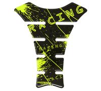 3D Proteggi Serbatoio Moto Racing Design Neon Giallo Protezione Ottica Adesivo