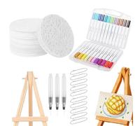 3D Puffy Paint Pen Set - Bubble Drawing Art Supplies with Foam Paper Easel | 12 Color Paint Markers for Kids Adults School Art Home DIY Craft, Window Canvas Decor Painting Gift for Family Travel