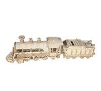 3D Puzzle in Legno, Kit Modello Treno Meccanico Artigianale - Regalo Vintage Decorativo per Appassionati di Puzzle e Amanti dei Treni