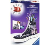 Ravensburger - Puzzle 3D Portapenne Sneaker Super K-Pop Demon Hunters, Puzzle 3D Bambini 8 Anni, Modellismo Da Costruire Bambini 21,40 x 13,50 cm, Regalo Bambino 8 Anni