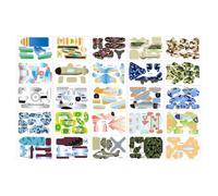 3D Puzzles for Kids | 25 Piece DIY Creative Assembly Toy - DIY 3D Creative Paper Jigsaw Puzzle - for Classroom Family Road Trip Boys Girls Kids School Travel Stocking Stuffer Crafts