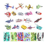 3D Puzzles for Kids - 25-Piece Paper 3D Educational Fun Toys - Creative Jigsaw Puzzle | for Birthday Preschool Kindergarten Classroom Homeschooling Early Travel Home Yard