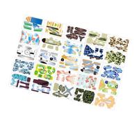 3D Puzzles For Kids, DIY Creative Paper Assembly, 25 Piece Jigsaw Puzzle Set, Educational Classroom Craft Toy, Fun Family Travel Activity, Suitable for Boys Girls Students Road Trips School