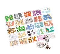 3D Puzzles For Kids, DIY Creative Paper Assembly, 25 Piece Jigsaw Puzzle Set, Educational Classroom Craft Toy, Fun Family Travel Activity, Suitable for Boys Girls Students Road Trips School