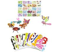 3D Puzzles For Kids, DIY Creative Paper Assembly, 25 Piece Jigsaw Puzzle Set, Educational Classroom Craft Toy, Fun Family Travel Activity, Suitable for Boys Girls Students Road Trips School