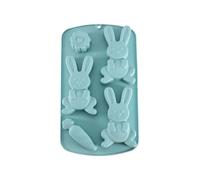 3D Rabbit Silicone Mold - Easter Bunny Shape Non Stick Baking Mold for Smooth Release, Multi Craft Use with Flexible Casting Tool, Bunny Mould for Candy, Chocolate, Soap, Decoration
