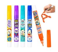 3D Relief Art Pen | 5 Pieces Scrapbooking Art Drawing Markers | DIY Craft P