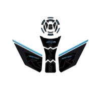 3D Resina Adesivo Kit Protezione Paraserbatoio Decal Voge Brivido Completo Blu