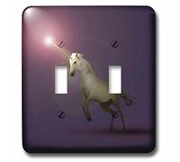 3D rose Lsp 239657 _ 2 Colorful fantasy Unicorn Animal doppio interruttore a levetta, multi