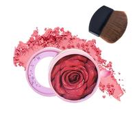 3D Rose Petal Blush Powder - 10 ml Brightening Cheeks Blusher | Natural Matte Face Makeup For Daily, Traveling, Business Trip, Outdoor, School, Girlfriend, Wife, Friend, Sister and Daughter