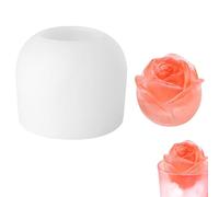 3D Rose Shape Ice Cube Mold, Southwestm Rose Ice Cube Mold, Silicone Material Is Easy To Clean, Easy To Remove From The Mould (S)