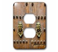 3D Rose Spanish Colonial Architecture, Door knockers, Colombia. 2 Prese di Copertura, Multicolore