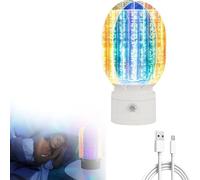3D Rotating Aurora Night Light,360 Degrees Rotating Soft Glow Aurora Projector,Romantic Starry Atmosphere Led Lights for Bedroom,Rechargeable, Dimmable, for Room Decor Ambient Mood Lighting (1 pcs)