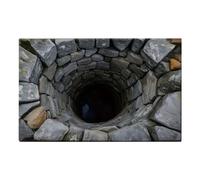 3D Rug Floor Mat - Non Slip Door Pad, Visual Depth Carpet | Realistic Three Dimensional Illusion Design, Decorative Safety Anti Skid Area Covering for Indoor Living Room Bedroom Kitchen Bathro