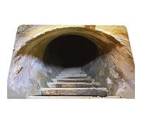 3D Rugs Optical Illusion - Home Decor, Trap Optical Illusion Bottomless Non-Slip Doormat | Indoor/Outdoor for Door Entrance Bathroom Stairs Playroom Living Room or Area Decoration (I,23.62*35.43in)