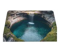 3D Rugs Optical Illusion - Home Decor, Trap Optical Illusion Bottomless Non-Slip Doormat | Indoor/Outdoor for Door Entrance Bathroom Stairs Playroom Living Room or Area Decoration (F,11.81*15.74in)