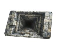 3D Rugs Optical Illusion - Stunning Geometric Floor Mat for Living Room, Bedroom, or Office - Soft Non-Slip Area Rug with Modern 3D Design - Adds a Unique Visual Effect to Your Home Décor (G,40X60CM)