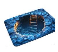 3D Rugs Optical Illusion - Stunning Geometric Floor Mat for Living Room, Bedroom, or Office - Soft Non-Slip Area Rug with Modern 3D Design - Adds a Unique Visual Effect to Your Home Décor (I,50X80CM)