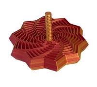 3D Sensory Fidget Star - Calming Stress Relief Desk Toy for Focus Support | Printed Geometric Brain Teaser with Rotating Structure, Soothing Gadget for Home School Office Travel