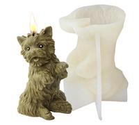 3D Silicone Bow About Kxia Cat Candle Model, 3D Candle Making Mould, Easy Release, 5,6 x 3,93 inch resina epossidica Casting for Aromatherapy Candles and Handmade Soap
