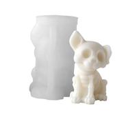 3D Skeleton Cat Candle Mold - Silicone DIY Casting Mold
