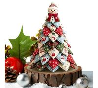 3D Snowman Christmas Decoration - Quilted DIY Tree Ornament Kit