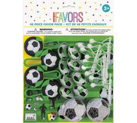 3D Soccer Ball Assorted Party Favors PCS Bomboniere per Feste di Calcio-Confezio