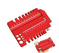 3D Speed Square Carpenters Square Tool - Woodworking Ruler | Measuring Gauge | Tenon Gauge | Multi Angle Measuring Ruler For Workshop Home Improvement Garage Carpentry Furniture Making Projects