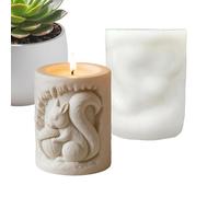 3D Squirrel Candle Mold, Cute Reusable Silicone Acorn Decorations, 2.48x3.15 Inches Animal Candle Mold with Sturdy Feature, Craft Accessory, Candles Making Tool for Holiday, Birthday, and Thanksgiving
