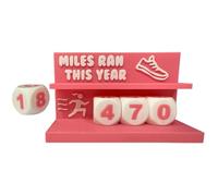 3D stampato corsa chilometraggio Tr Acker, incoraggia il monitoraggio, 13x4.1x8.4cm, Jogging Distance Monitor, Running Mile Counter, facile da leggere, per jogging