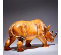 3D Statua di rinoceronte Scultura da tavolo di rinoceronte - Statua decorativa, ottimo regalo Figurine di animali selvatici Figurine di animali Decorazioni per la casa da 16,9 pollici Rinoceronte(B)