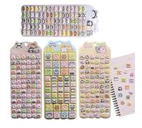 3D Sticker Set - Tier Abziehbilder Niedlich | Langanhaltende Laptop Deko Aufkleber, Für Kinder Familie Freunde Outdoor Zuhause Kühlschrank Terminplaner Auto Notizbuch Brotdose Wasserflasche Spielzeug