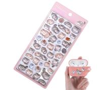 3D Sticker Set With Cute Cartoon Cats - Skateboard Stickers, Mini Reusable Stickers For Scrapbooks Sticker For Kids, Suitable As Reward And Decoration