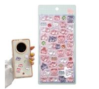 3D Sticker Set With Cute Cartoon Cats - Skateboard Stickers, Mini Reusable Stickers For Scrapbooks Sticker For Kids, Suitable As Reward And Decoration