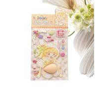 3D Sticker - Soft Girl Belly Decal, Cute Decorative Sticker
