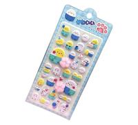 3D Stickers - Animal Paw Print Decals, Cute Mini Sticker Pack with Sturdy Raised Texture, Fun Craft Decoration Function, Ideal for Laptop Phone Case