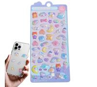 3D Stickers for Kids, Cartoon Funny Decals, Compact Animal Crafts with Sturdy Adhesive, Creative with Compact Design, Reusable Decorative Scrapbooking Extra, Professional Solution