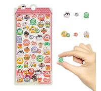 3D Stickers, Japanese Style Computer Decals, Artistic Decorative Labels, Laptop Stickers with Glossy Finish and Vivid Texture, Creative Decoration for Students Designers Scrapbooking Journaling