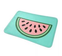 3D Summer Juicy Cocomero Antiscivolo Mattossino Tappetino Dust-proo Tappeto per ingresso cucina, tappetini per il balcone della casa-60x90cm