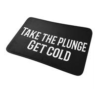 3D Take The Plunge Get Get Cold Doortim, Tappeto antiscivolo Tappeto antibiduto per ingresso cucina, tappetini da camera da letto, 50x80cm