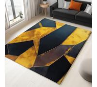 3D Tappeti Motivo Geometrico A Frammenti Di Piastrelle Tappeto a Pelo Corto Anti-perdita, per Soggiorno Camera da Letto Buio Tappeti, Interni Tappeto Antiscivolo Adatto Agli Animali 160 x 230 cm