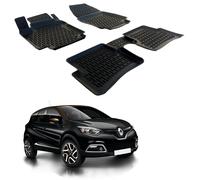 3D Tappeti Tappetini Auto In Gomma Su Misura Per Captur 2013-2019 SCOUTT