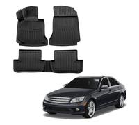 3D Tappeti Tappetini Auto In Gomma Su Misura Per Mercedes C Clas W204 2008-2015