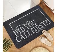3d Tappetino - Fun Welcome Mat, Front Entrance Doormat,Polyester Non-slip Backing Did You Call First Mat Entrance, Terrace-60x90cm