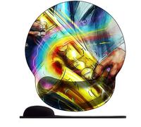 3D Tappetino Mouse Ergonomico con Schiuma di memoria Mouse Pad con Poggiapolsi Tappetino per Mouse ，Tappettino Mause per PC Confortevole Durevole -sassofono di musica classica anime