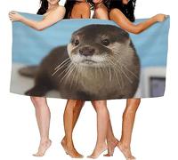 3D Telo Da Mare Microfibia Bradipo Animale Asciugamano Da Spiaggia Rettangolo Telo Mare Grande Assorbente Coperta Antisabbia Stampato Leggero Per Il Yoga E Fitness 70 X 150 Cm -8G6U+S3U