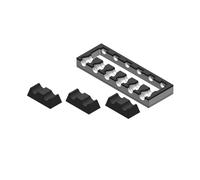 3D Tool Trays MagAttach Air Hammer Bit Tray - Organizer magnetico per utensili per martello pneumatico/punte a scalpello - contiene 6 pezzi (bianco/nero)
