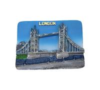 3D Tower Bridge Londra Inghilterra Regno Unito Frigorifero Magnete Frigo Souvenir turistici Mestieri Artigianali in Resina Fatti a Mano Adesivi magnetici Casa Cucina Decorazione Regalo di Viaggio