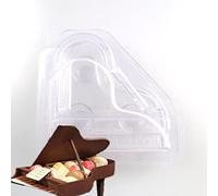 3D Trasparente Pianoforte Cioccolato Stampo Cucina Cottura della Torta Decorazione Strumenti di Stampo Fai da Te Facile Rilascio Pulizia della Torta Che Fa La Caramella Mold
